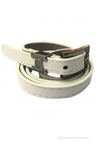 Sir Michele White Non Leather Women Belt